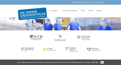 Desktop Screenshot of ordensspitaeler-wien.at