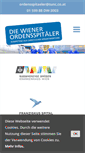 Mobile Screenshot of ordensspitaeler-wien.at